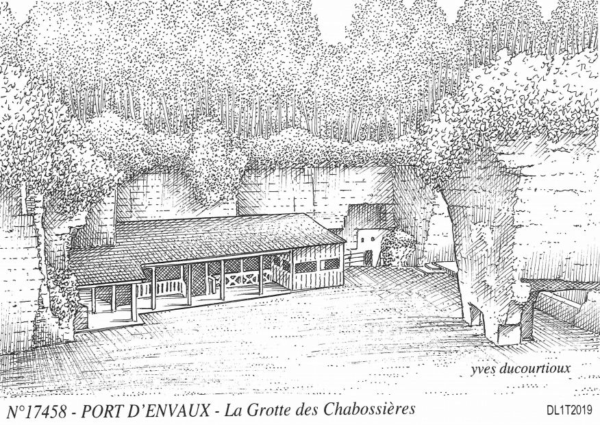 N 17458 - PORT D ENVAUX - la grotte des chabossières